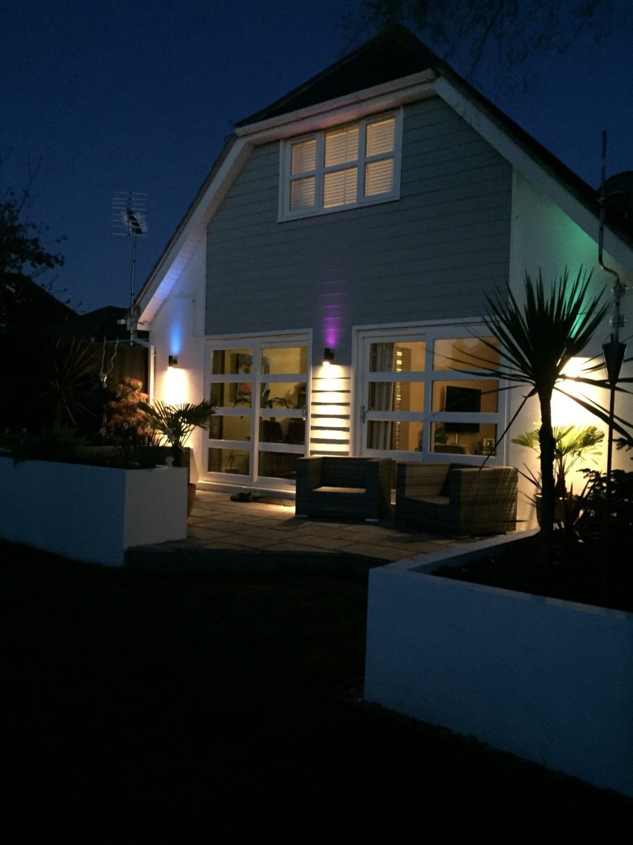 Garden view of bungalow conversion
